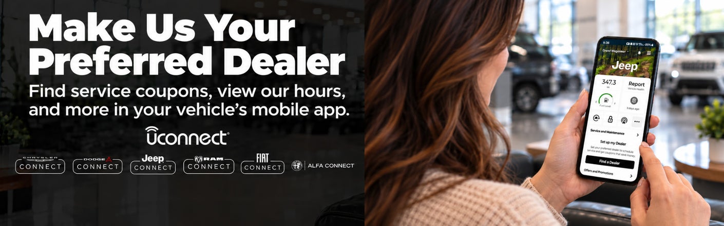 uconnect® make us your preferred dealer | Bob Ruwart Motors CDJR in Wheatland WY